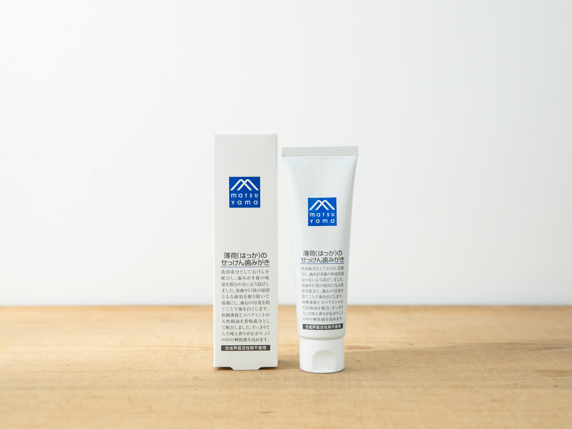 松山油脂 M-mark 薄荷（はっか）のせっけん歯みがき