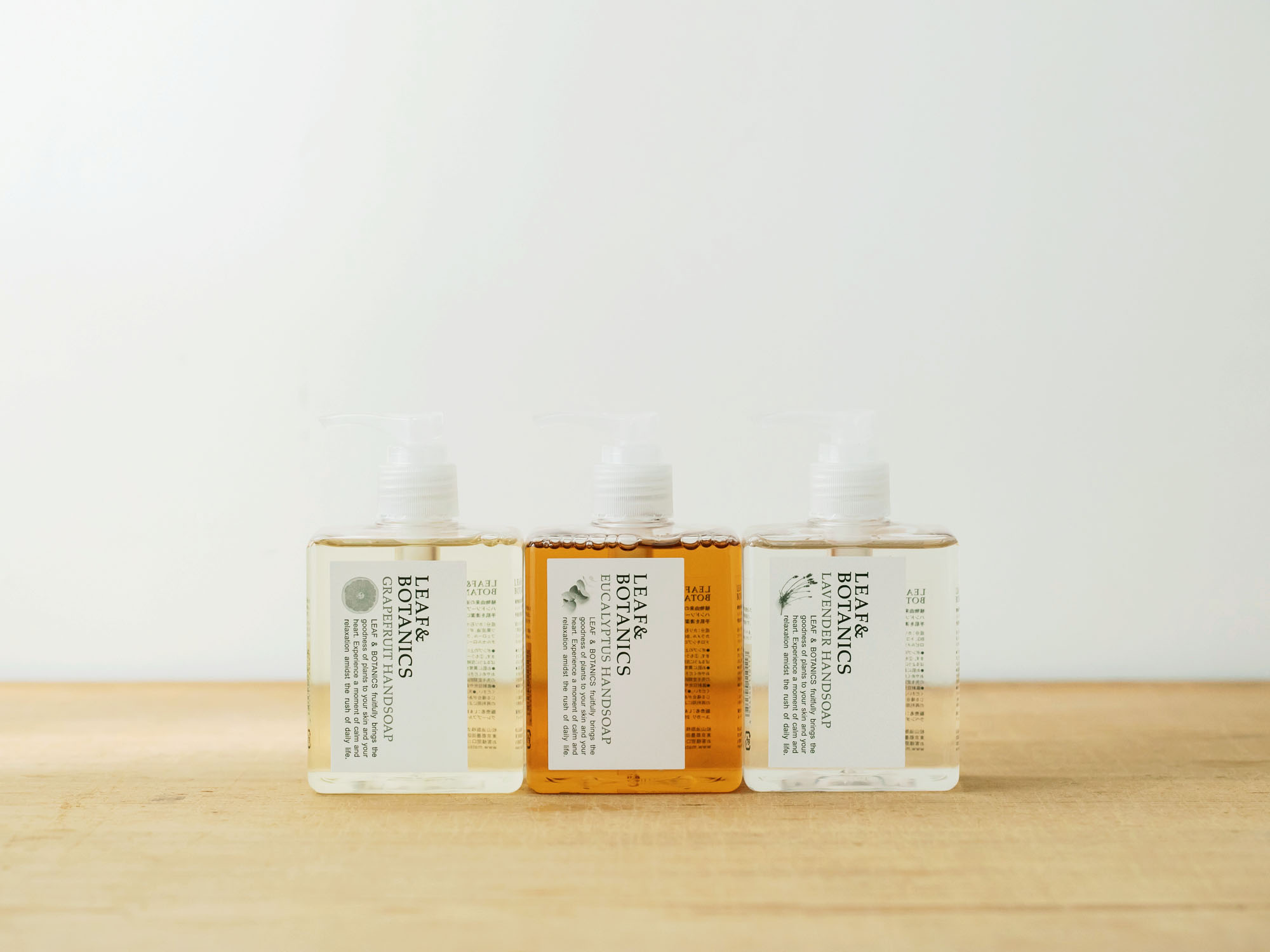 松山油脂 LEAF&BOTANICS ハンドソープ