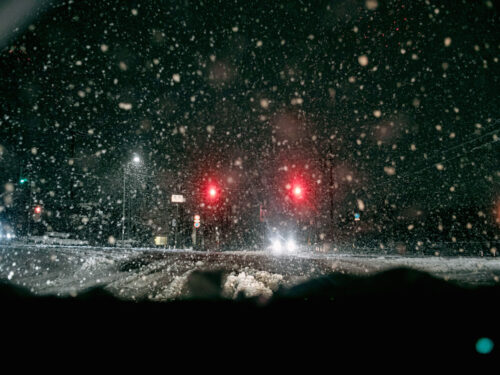 雪の豊岡