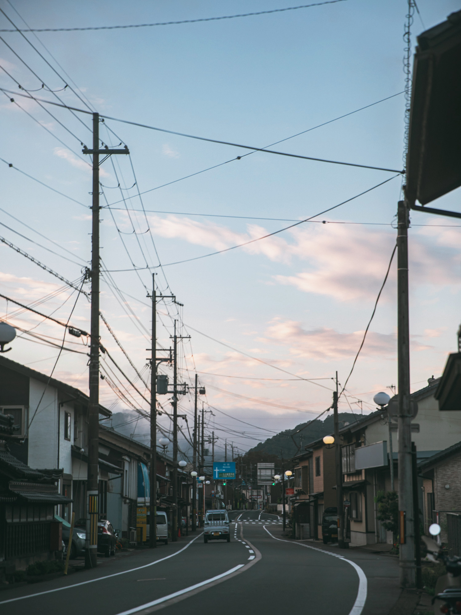 豊岡の町並み