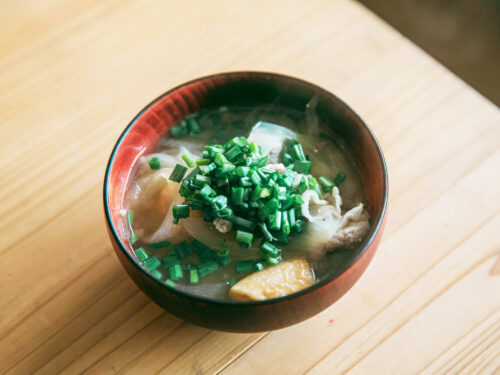 味噌汁エシャレット