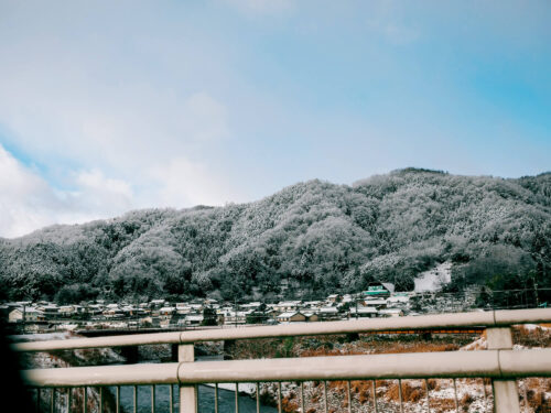 豊岡の雪景色