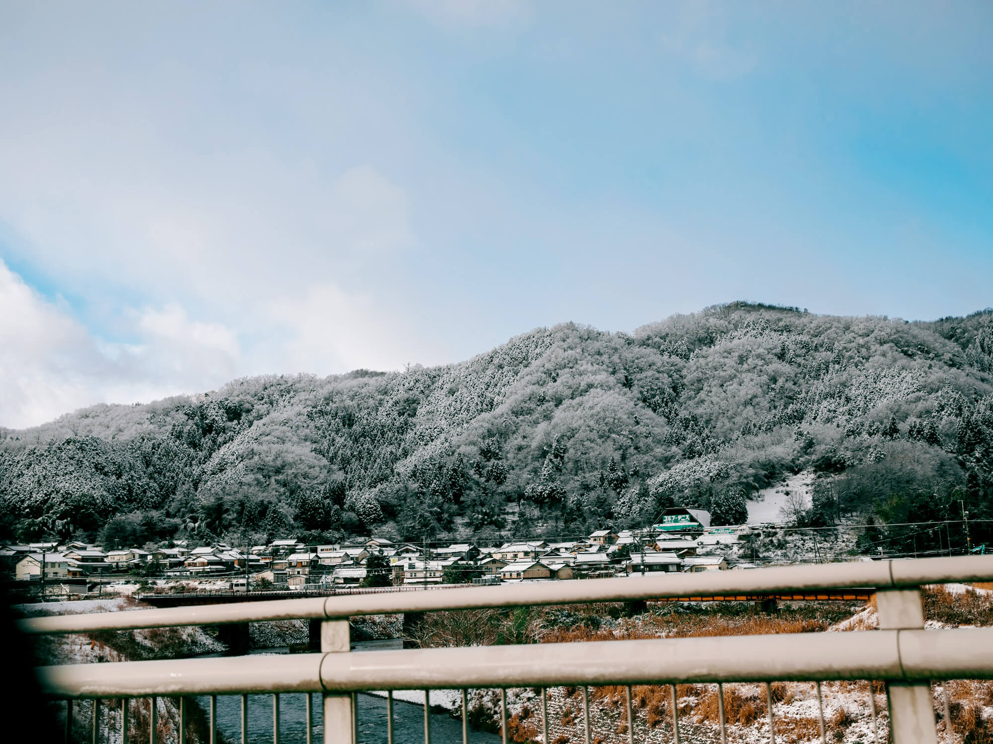 豊岡の雪景色