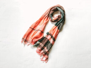roots shawl cotton MIDDLE No.6／tamaki niime